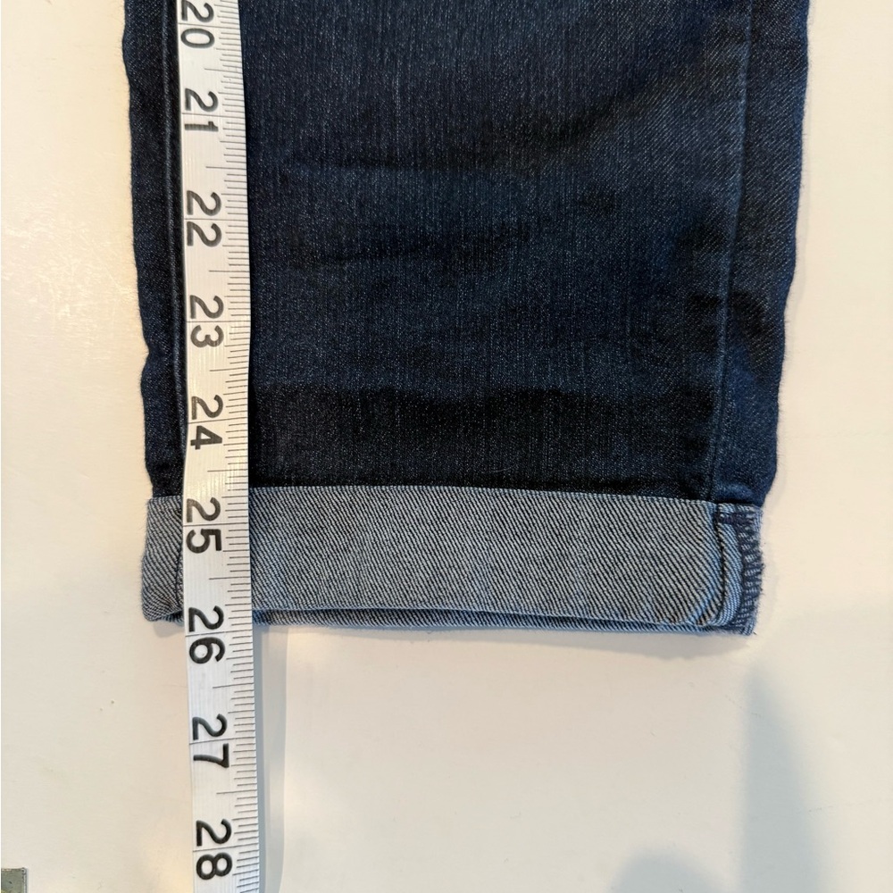 PAIGE WOMENS DARK WASH KYLIE CROP ANKLE JEANS SIZE 28 - Picture 8 of 9